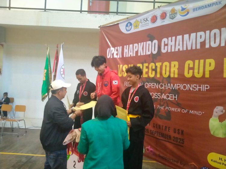 USK Sukses Gelar Kejuaraan Terbuka Hapkido se-Aceh, Dojang UIN Ar-Raniry Raih Prestasi Juara Umum