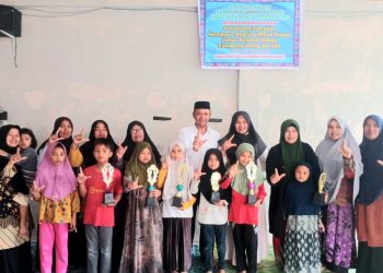 Perpustakaan Kampung Uning Bersah Gelar Sosialisasi Membaca Nyaring