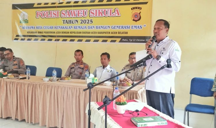 Polisi Saweu Sikula, Cara Disdik dan Polda Aceh Tekan Angka Kenakalan Remaja di Aceh Selatan
