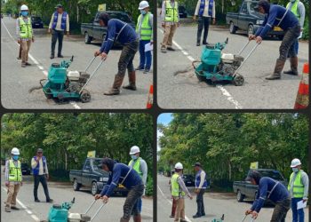 Demi Kelancaran MTQ ke-37 Tingkat Provinsi Aceh, Dinas PUPR Aceh Perbaiki Jalan Trienggadeng–Samalanga