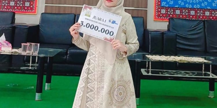 Guru SMAN 1 Takengon Wakili Aceh Tengah ke Tingkat Provisi di Ajang GTK Berprestasi