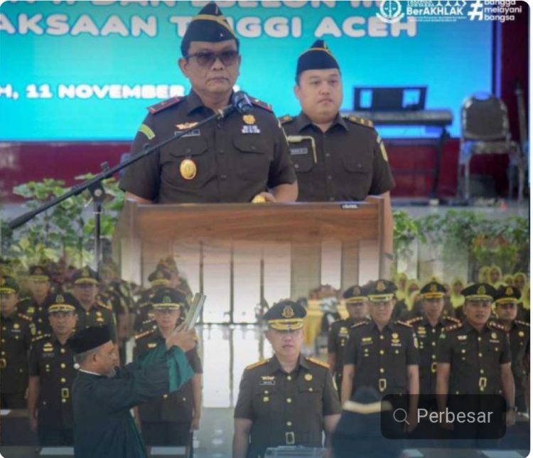 Kajati Aceh Romabak Sejumlah Pejabat: Tegaskan Jabatan Adalah Amanah, Bukan Hak