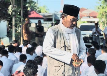 Diawali dengan Peusijuek, SMAN 1 Matangkuli Laksanakan PBM Normal Setelah Banjir