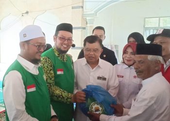 Jelang Ramadan, Jusuf Kalla Bantu Fasilitas Ibadah Dua Masjid di Sawang Aceh Utara