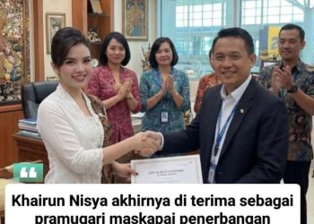 Viral Pramugari Gadungan, Khairun Nisa Akhirnya Diterima Jadi Pramugari Garuda Indonesia