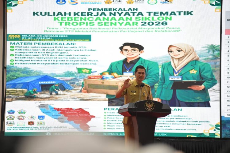 Sekda Aceh Dorong Peran Strategis Mahasiswa KKN dalam Pemulihan Pasca Bencana