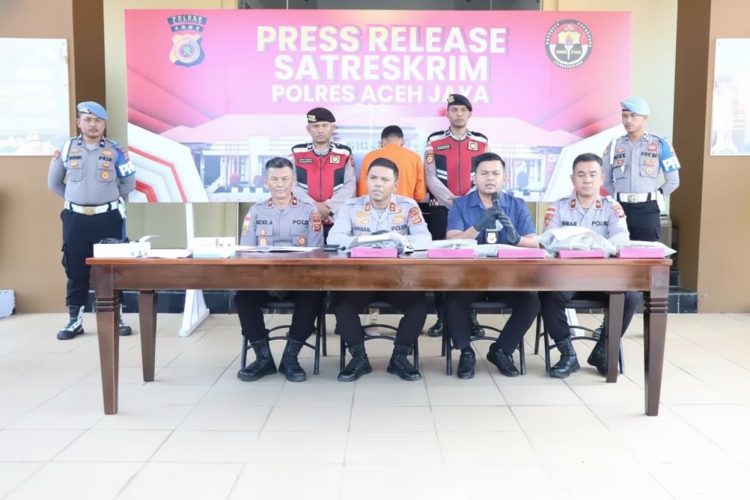 Satreskrim Polres Aceh Jaya Ungkap Kasus Pembunuhan di Sampoiniet, Kapolres Tegaskan Proses Hukum Transparan