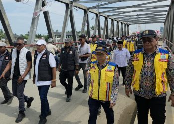 Pulihkan Konektivitas, Kementerian PU Segera Bangun Permanen Jembatan Krueng Tingkeum