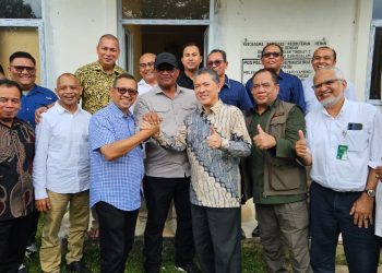 Ketua MWA,Safrizal ZA Satukan Tangan Rektor USK & Rektor USK Terpilih