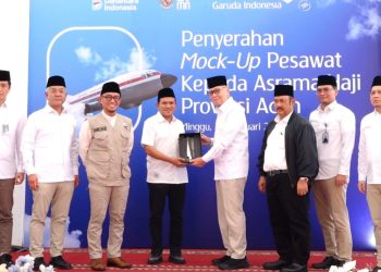 Wagub Aceh Hadiri Peresmian Pesawat Simulasi di Asrama Haji
