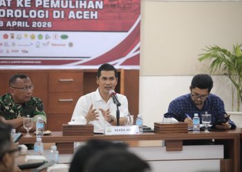 Sekda Aceh Instruksikan Percepatan Huntara dan Stok Logistik Harus Siap Sebelum Ramadhan