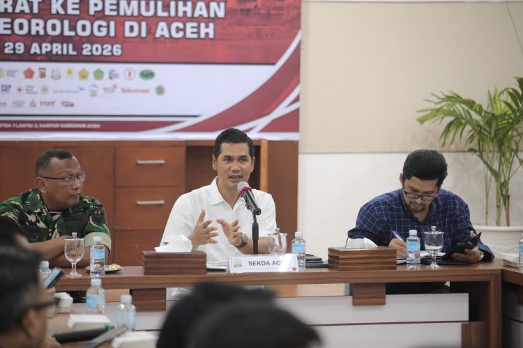 Sekda Aceh Instruksikan Percepatan Huntara dan Stok Logistik Harus Siap Sebelum Ramadhan
