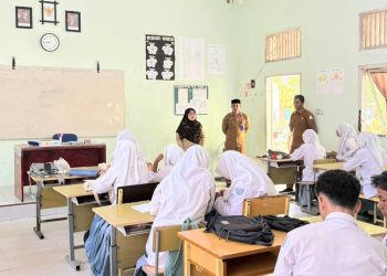 Ratusan Siswa SMAN 1 Teunom Iikuti Try Out UTBK yang Dilaksanakan oleh Disdik Aceh