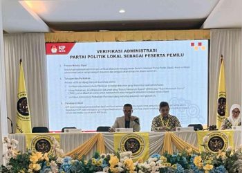 Partai Perjuangan Aceh Gelar RAKER, Ketua KIP Aceh Paparkan Tahapan Pendaftaran hingga Verifikasi Faktual Partai