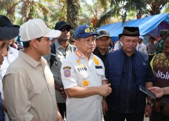 Mendagri dan Wagub Aceh tinjau Langkahan Aceh Utara, hingga serahkan bantuan