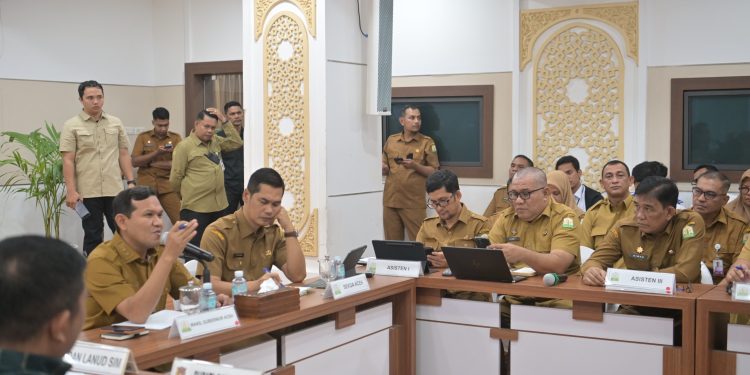 Pimpin Rakor Penanggulangan Bencana, Wagub Minta Kabupaten Kota Fokus Persiapan Ramadhan