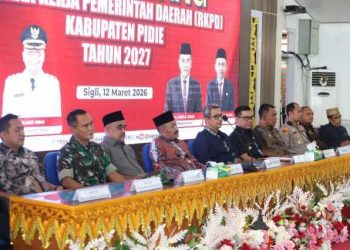 Bupati H. Sarjani Buka Musrenbang RKPD 2027: Pemkab Pidie Fokus pada Kesejahteraan Masyarakat