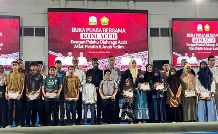 Ramadhan Penuh Berkah: KONI Aceh Satukan Atlet, Pelatih Hingga Santunan Anak Yatim Pada Momentum Buka Puasa Bersama