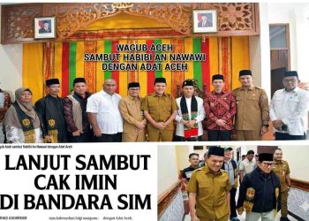 WAGUB ACEH SAMBUT HABIBI AN NAWAWI DENGAN ADAT ACEH, LANJUT SAMBUT Cak Imin DI BANDARA SIM