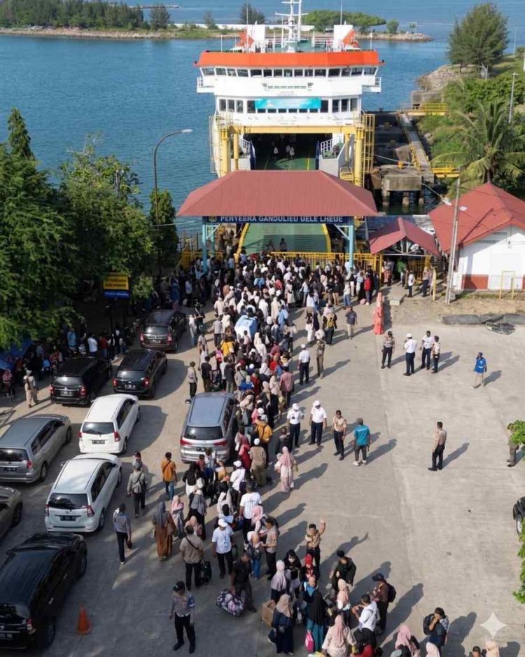 Arus Mudik Sabang Jalur Laut Lancar, Trip Kapal Cepat dan Roro Ditambah Jadi 6 Kali Sehari