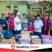 PMI Bireuen Gerak Cepat Salurkan Bantuan, Dua Anak Yatim Kehilangan Rumah akibat Kebakaran di Cot Rabo Tunong