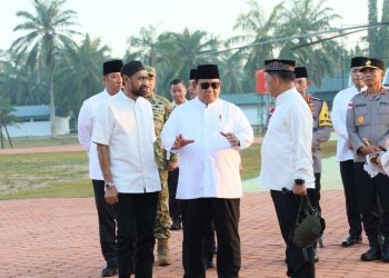 Presiden Prabowo Subianto Shalat Idul Fitri di Aceh Tamiang, Gubernur dan Wagub Tampil bersama Sambut Kunjungan