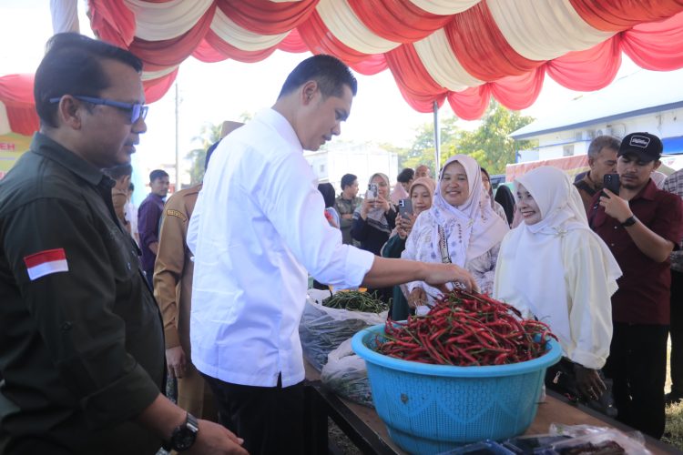 Sekda Aceh Tinjau Gerakan Pangan Murah di Meulaboh, Pastikan Stabilitas Harga Pangan Selama Ramadhan