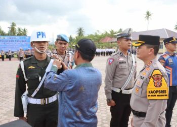 Polres Pidie Jaya Gelar Apel Pasukan Operasi Ketupat Seulawah 2026, Siap Amankan Mudik dan Idul Fitri 1447 H
