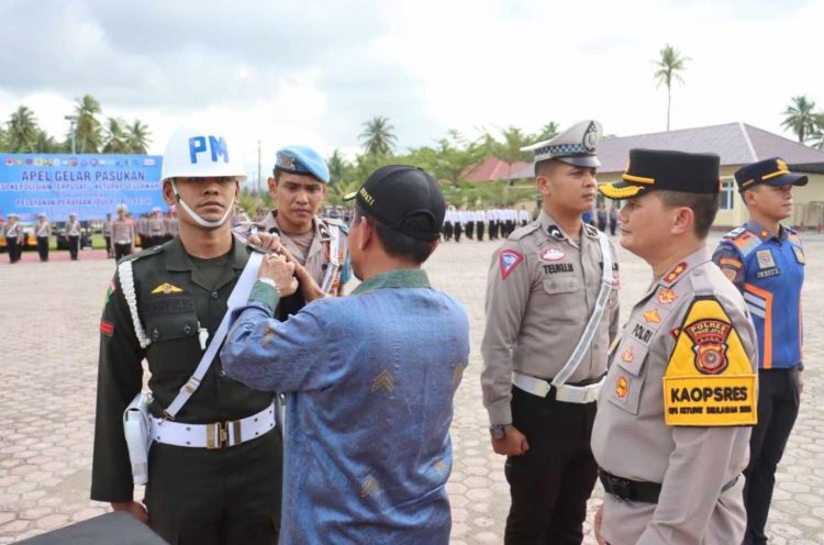 Polres Pidie Jaya Gelar Apel Pasukan Operasi Ketupat Seulawah 2026, Siap Amankan Mudik dan Idul Fitri 1447 H