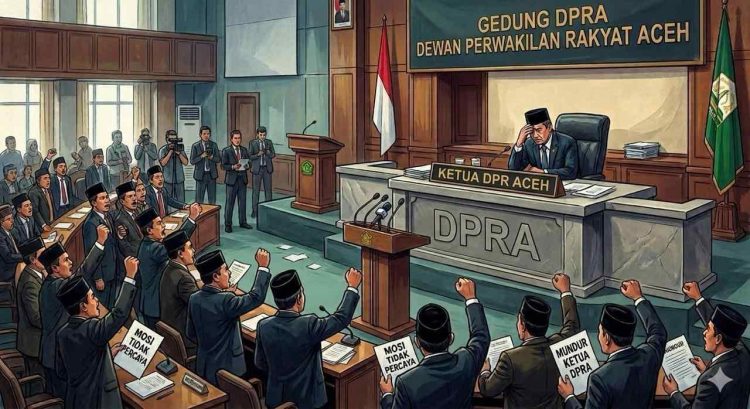 Mayoritas Anggota Ajukan Mosi, Kursi Ketua DPR Aceh dalam Tekanan