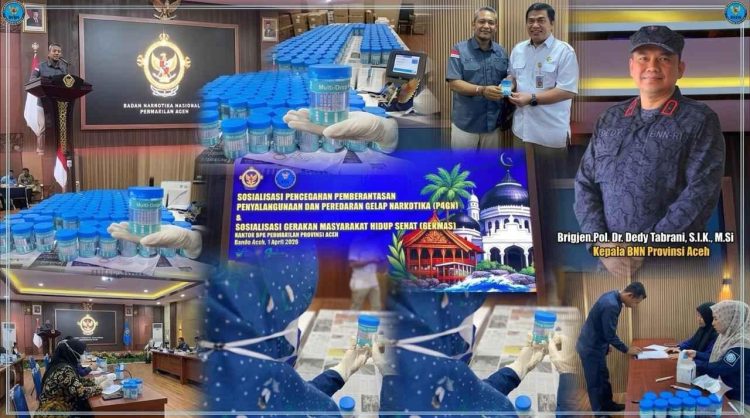 SIARAN PERS: BPK ACEH DAN BNNP ACEH PERKUAT SINERGI MELALUI SOSIALISASI P4GN, DAN TES URIN NARKOTIKA