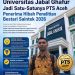 Universitas Jabal Ghafur Jadi Satu-Satunya PTS Aceh Penerima Hibah Penelitian Bestari Saintek 2026