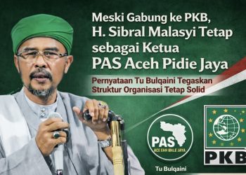 Tu Bulqaini : Meski Gabung ke PKB, H. Sibral Malasyi Tetap sebagai Ketua PAS Aceh Pidie Jaya