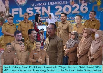 Kacabdisdik Bireuen Resmi Buka FLS3N 2026, Tekankan Mentalitas Juara bagi Siswa