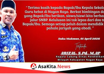 177 Siswa Nagan Raya Lulus SNBP 2026, Kacabdin Apresiasi Kinerja Guru dan Kepala Sekolah