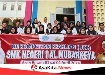 Siswa SMKN 1 Al Mubarkeya Ikuti UKK Bersama Dunia Industri