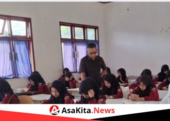 Ratusan Siswa SMKN 1 Gandapura Ikuti Try Out UTBK-SNBT Tahap II