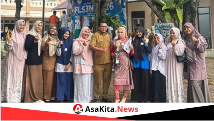 Siswi SMKN 1 Peusangan Sabet Juara di FLS3N Tingkat Cabdin Bireuen