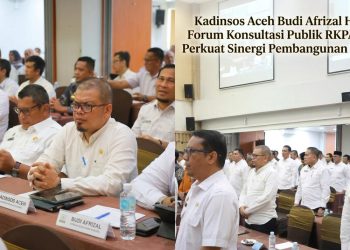 Kadinsos Aceh Budi Afrizal Hadiri Forum Konsultasi Publik RKPA 2027, Perkuat Sinergi Pembangunan Daerah