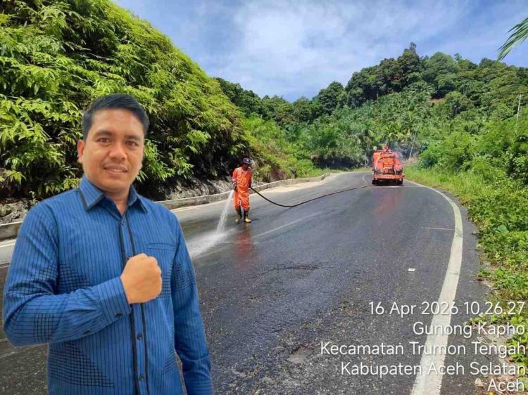 Barmas Apresiasi Kepala BPBD Aceh Selatan Tanggap Cepat Laporan Warga Tumpahnya CPO di Gunung Kapho