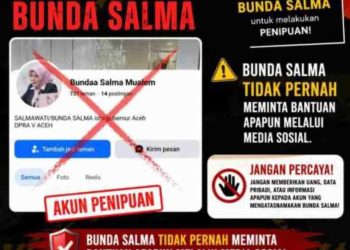 Waspada! Beredar Akun Palsu Mengatasnamakan Bunda Salma, Masyarakat Diminta Jangan Tertipu Modus Penipuan di Media Sosial