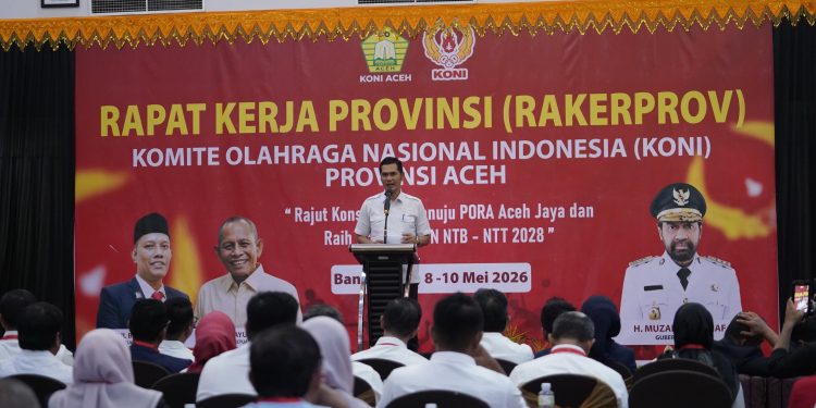 Sekda Aceh Buka Rakerprov KONI Aceh 2026, Tekankan Pembinaan Atlet Berkelanjutan