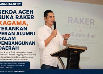 Sekda Aceh Buka Raker Kagama, Tekankan Peran Alumni dalam Pembangunan Daerah