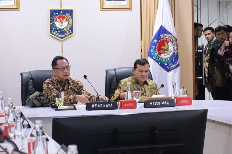 Wagub Aceh Perkuat Koordinasi dengan Kemendagri dan Satgas PRR untuk Penguatan Fiskal Daerah serta Percepatan Pemulihan Aceh
