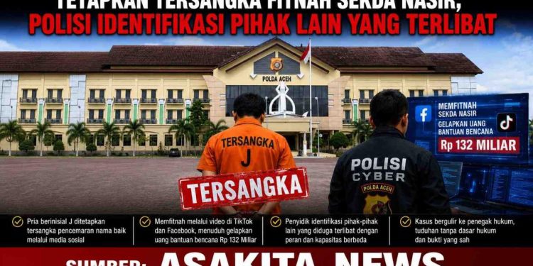 Tetapkan Tersangka Fitnah Sekda Nasir, Polisi Identifikasi Pihak Lain yang Terlibat