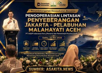 Penyeberangan Jakarta-Malahayati Segera Beroperasi, Pangkas Biaya Tinggi dan Dorong Pertumbuhan Ekonomi
