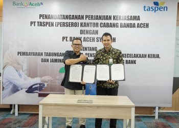Bank Aceh Syariah dan PT Taspen (Persero) Perkuat Sinergi Layanan Pembayaran Pensiun