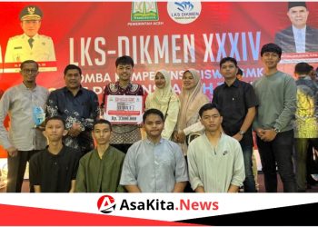 Siswa SMKN 5 Telkom Banda Aceh Juara 1 Bidang IT Network System Administration pada LKS Aceh