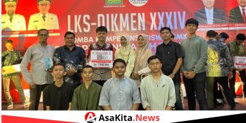 Siswa SMKN 5 Telkom Banda Aceh Juara 1 Bidang IT Network System Administration pada LKS Aceh