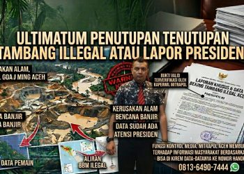 ​Mitrapol Aceh Beri Warning Keras: Tutup Tambang Ilegal Di Aceh atau Kami Surati Presiden!